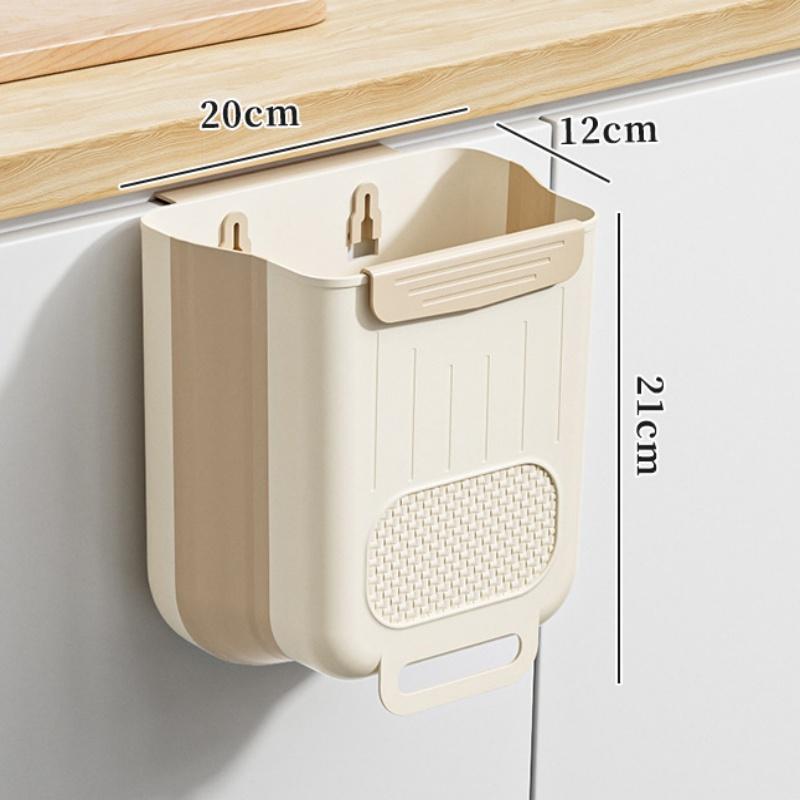 Кухонный настенный складной мусорный бак, бытовой шкаф, подвесная корзина для хранения мусора, креативная подвесная корзина для мусора