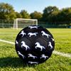 1pc Equestrian Spirit Theme Soccer Ball Football, Size 5, Lightweight PVC, Outdoor Training Soccer Ball,Gift j61414