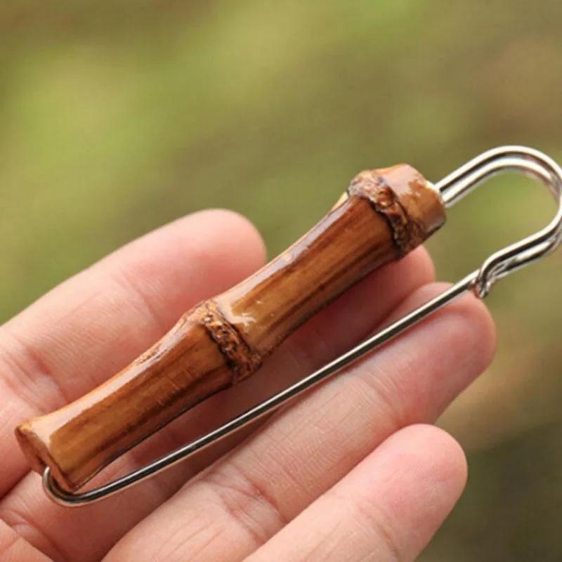 Fashion Shirt Suit Suit Bamboo Section Metal U-shaped Brooch Brooches for Women