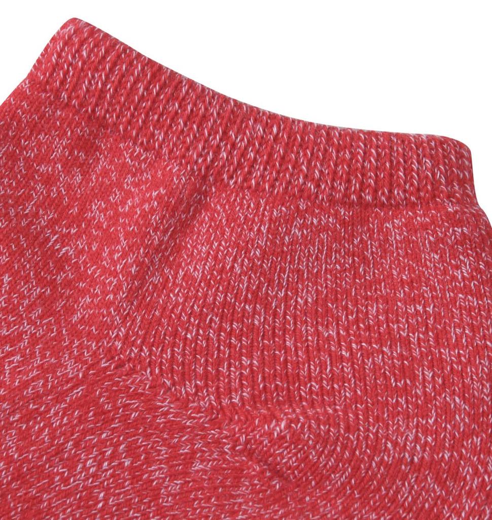 OUTDOOR PRODUCTS Plus Size 3-Piece Two-Color Heather Ankle Socks, Size 31, 3-Color Mix