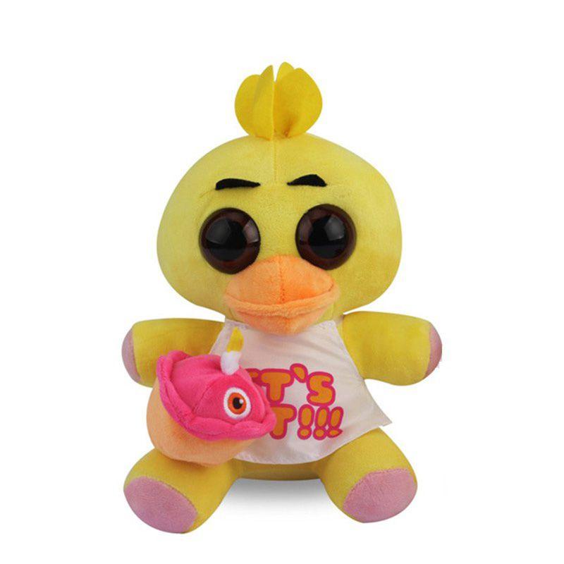 Fnaf Пять Ночей у Фредди Друзья Плюшевая Игрушка Мягкий Подарок 18/25см Желтый Коричневый Фиолетовый Синий Красный Белый