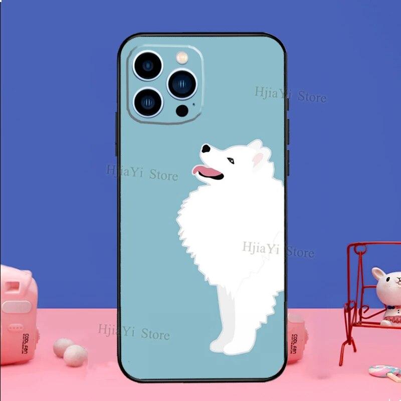 Japanese Spitz Dog Phone Case For iPhone Samsung Galaxy Redmi Xiaomi Oppo OnePlus Note S A 7 8 9 10 11 12 13 14 20 21 22 23 53 54 Pro Max Plus Ultra