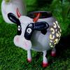 Cow Garden Solar Light Lamp Decorative Ornament,Art Decoration,Outdoor Decor,Garden Figurine for