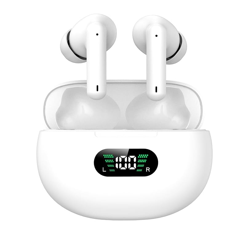 Earphones Bluetooth Wireless Earphones [ 2025 Latest Earphone] Bluetooth Earphones EDR+Bluetooth5.4 Installed Karuna Type Automatic Pairing Connection
