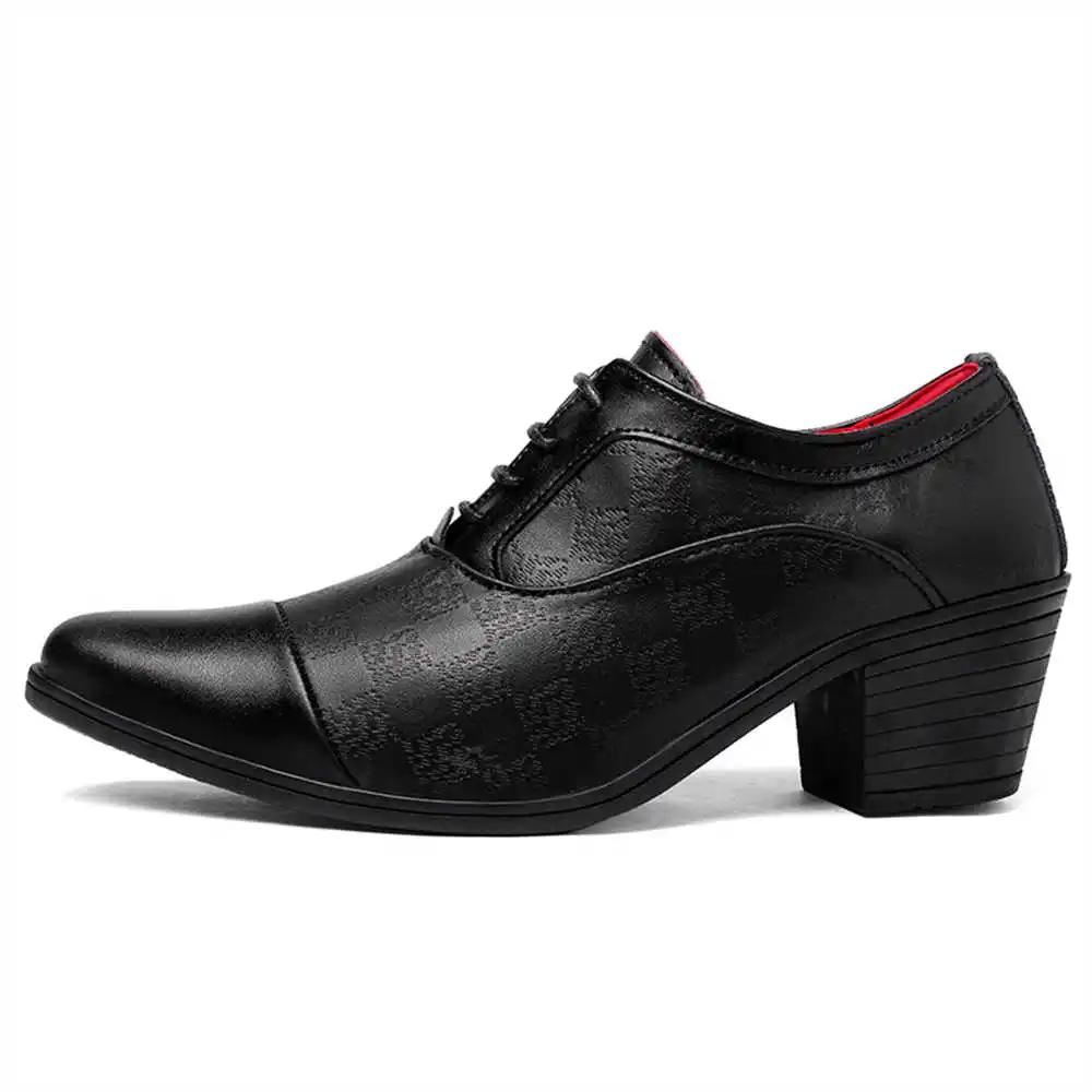 Модные осенние туфли на высоком каблуке больших размеров, свадебные туфли, мужские кроссовки специального размера 50, мужские кроссовки для платья, спортивные винтажные