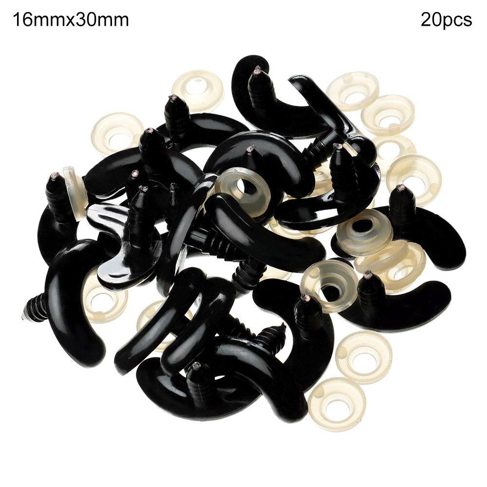 Plastic Stuffed Toys Parts Dolls DIY Tools Eyes Crafts Thread Eyes Nose Puppet Crystal Eye