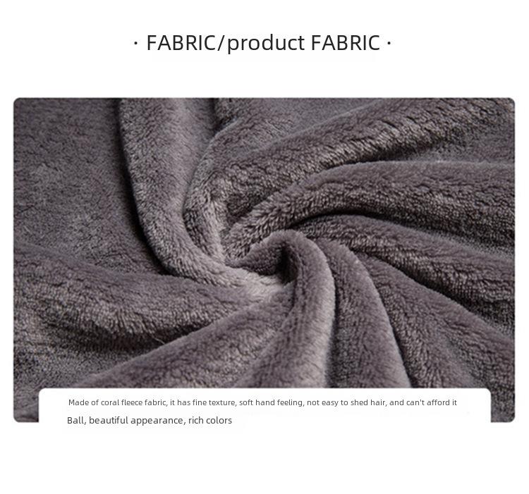 Женский пижамный комплект из плотного кораллового флиса: Теплый, свободный, с длинными рукавами, подходит для ношения на открытом воздухе осенью и зимой.