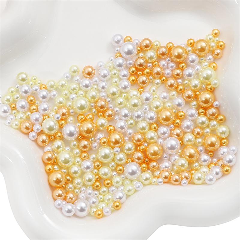 200 шт., 3-8 мм, цветные бусины из АБС-пластика, круглые искусственные жемчужные бусины для самостоятельного изготовления ювелирных изделий, украшения дома, художественный искусственный жемчуг для наполнителей ваз