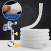 New Plastic Air Conditioner Drain Hose White Thickened Draining Hose 1-5M Faucet Accessories