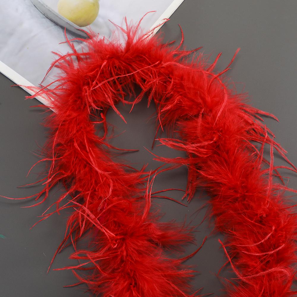 Colorful Ostrich Feather Strips for DIY Dance Costumes & Accessories