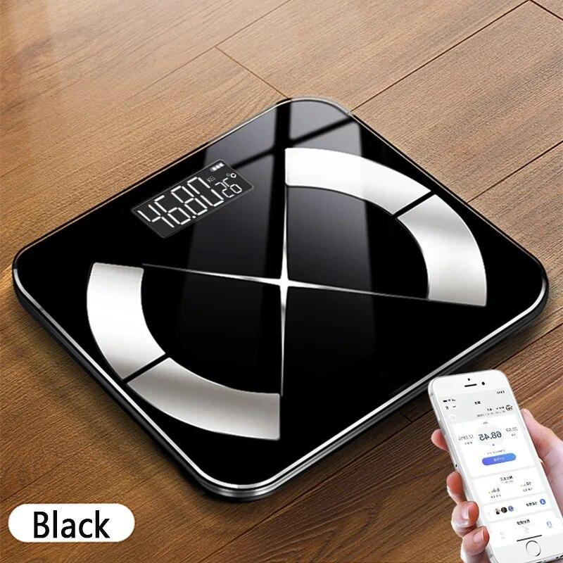Body Fat Scale Smart Wireless Digital Bathroom Weight Scale Body Composition Analyzer With Smartphone App Bluetooth-compatible