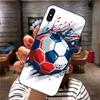 Чехол для телефона Fire Soccer Football для Xiaomi Mi 12 11T 10T 9T Lite Pro Ultra Note 10 Poco F3 F4 X4 GT, мягкий черный чехол для телефона