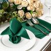 10pcs Soft Satin Napkin Washable Table Napkins Luxurious Dinner Napkins  Hotel