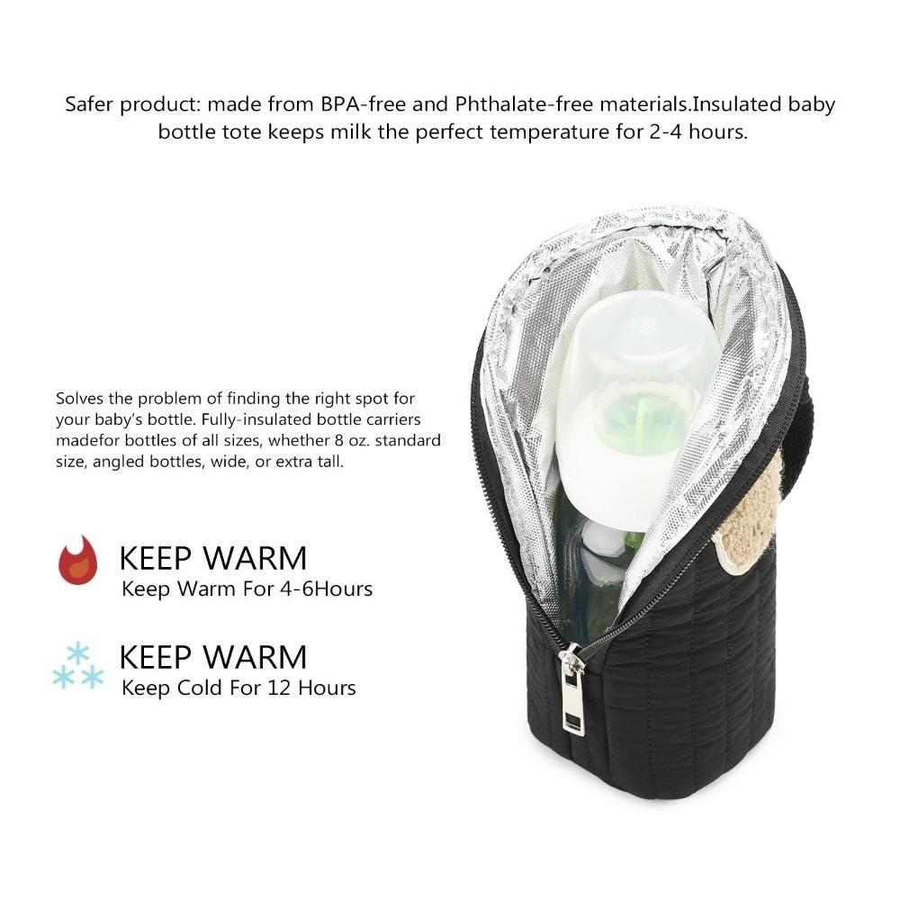 With Handle Insulated Bottle Cooler Portable Design Breastmilk Cooler Bag Baby Feeding
