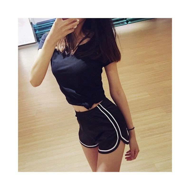 Шорты женские летние женские новые стили Европа и США мода все гладкое эластичное движение