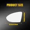 2PCS For VW Golf MK7 2015- GTI R Heated Door Mirror Glass Left Right Pair