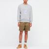 Uniqlo Серия Коллабораций JW Anderson Свитшот Свободного Кроя С Принтом С Длинным Рукавом Мужской свитшот Серый 449456-05