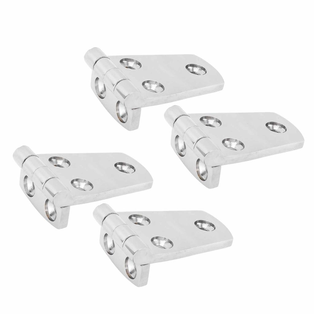 4Pcs Boat Hatch Hinge 316 Stainless Steel Rust Proof Sturdy Marine Hatch Hinge for Yacht 103 X 27mm   4.1 X 1.1in