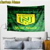Custom Name Fc Nantes Crest Design Tapestry Room Decoration Wall Hanging for Living Room Bedroom, dormitory, Birthday and Christmas gifts