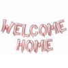 Воздушные шары с надписью «Добро пожаловать домой» Декор для вечеринки по случаю семейного воссоединения Самонадувающийся воздушный шар