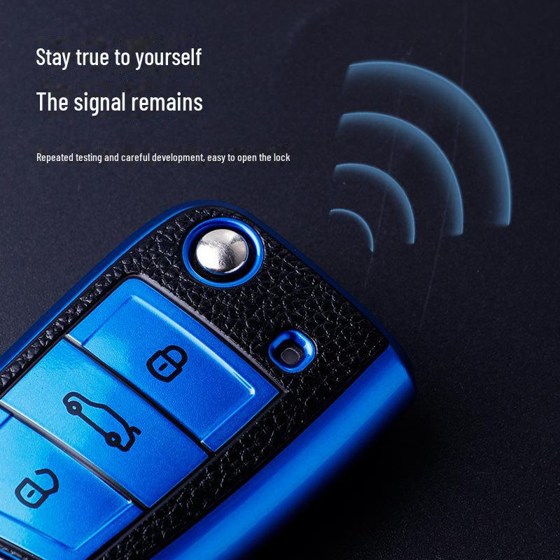 Чехол для ключа автомобиля Volkswagen Sagitar Magotan Lavida CC Bora 2023 года выпуска, сумка-чехол унисекс с пряжкой.