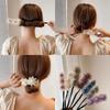 Shell Flower Magic Bun Maker Flower Bud Head Bun Maker Bow Pearl Hair Pin Lazy Hair Dish Artifact Women Hair Styling Braiders
