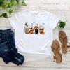 Latte Coffee Halloween Witch School Tshirt Fall Coffee Pumpkin T-Shirts Retro Halloween Graphic T Shirts Vintage Halloween Gift
