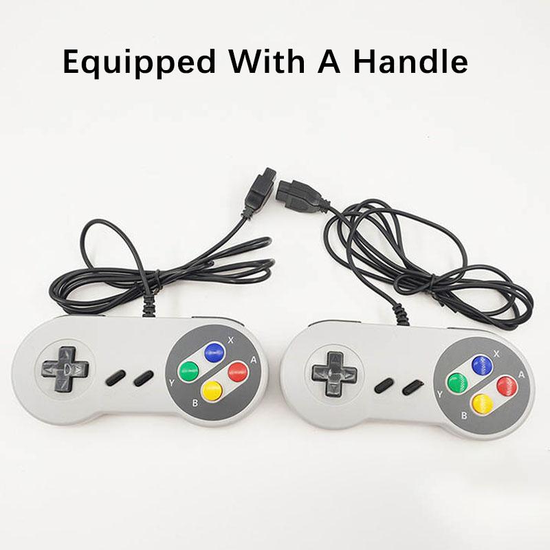 Мини-портативная ретро-видеоигровая консоль для SNES, домашний игровой плеер, AV-выход, встроенные 620 игр SFC с проводным геймпадом, игровой аксессуар