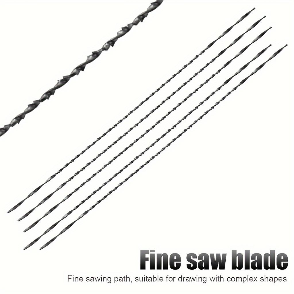 Coping Saw Heavy Duty Metal Hand Saw Fast Cutting Non-slip Hacksaw with 16 Replacement Steel Saw Blade Woodworking Tool Kit for Wood Metal Cutting