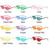 Colorful Flame Shaped Sun Glasses Rimless Party Cosplay Glasses  for Women & Men