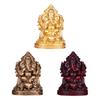 6.3inch Lord Ganesha Sitting Statue Sculpture Tabletop Decoration Hindu God Craft for Home Garden Bonsai Decor Easily Clean