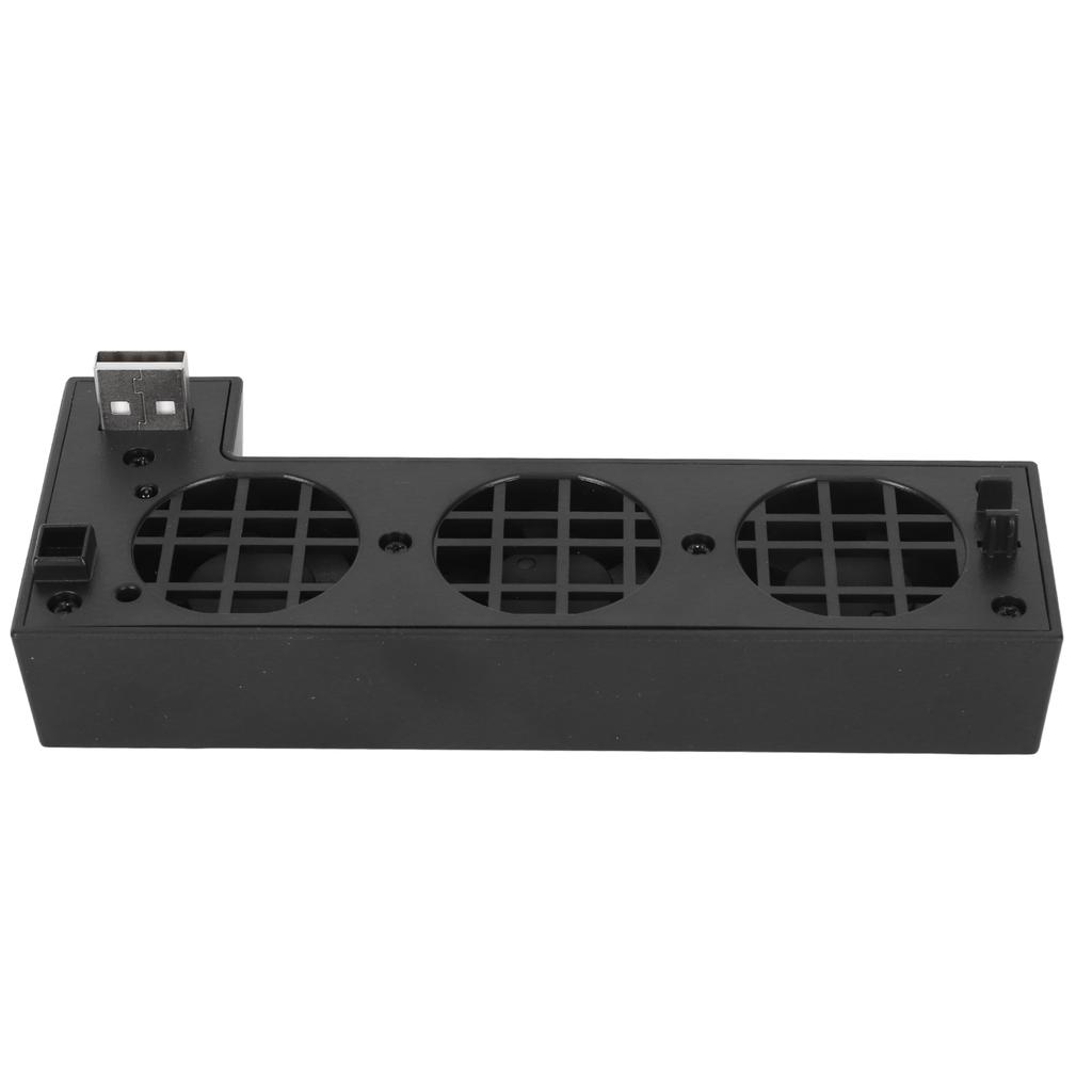 USB Cooling Fan for Xbox One X Low Noise Efficient Heat Dissipation Game Console Cooler Fan with 3