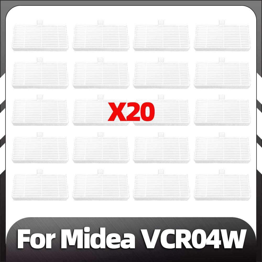 Совместимость с Midea VCR04W Робот-пылесос Запасные части Боковая щетка Швабра Фильтр HEPA Запасные части Аксессуары