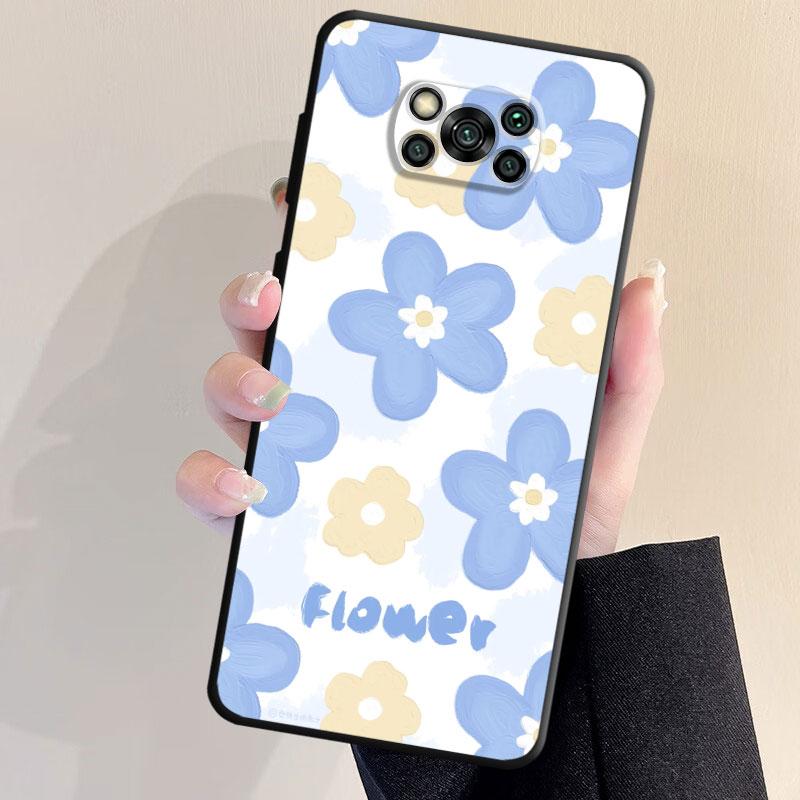 Силиконовый матовый чехол для Samsung Galaxy S21 S22 S20 Note 20 Ultra 10 Plus 8 9 S23 S22 Ultra 5g Note20 S20 с милым цветочным чехлом