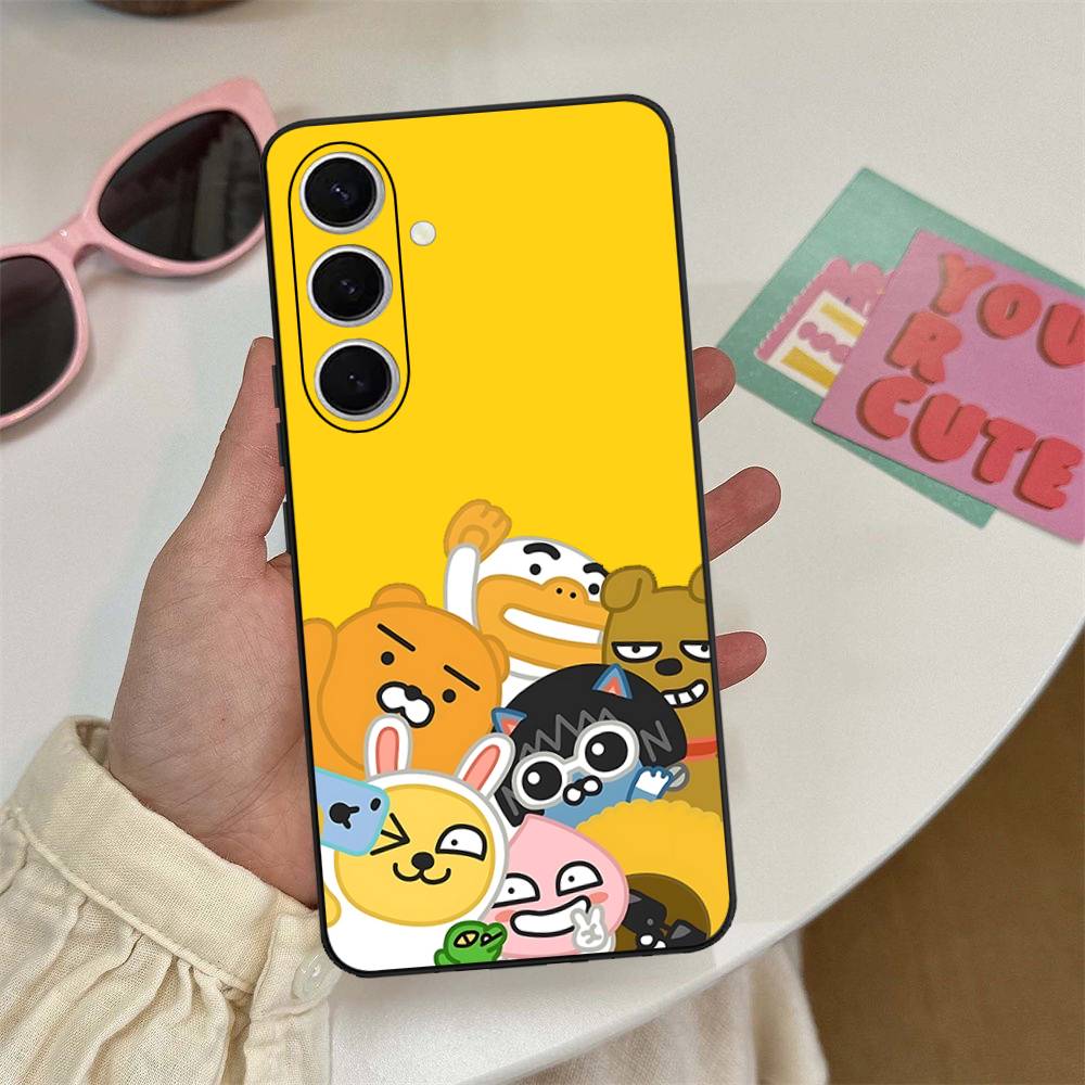Cartoon K-KAKAO CUTE F-FRIENDS Phone Case For Samsung S 24 Fe 25 Ultra Plus 20 Lite 21 30 22 23 24 22 Ultra 5G Fundas