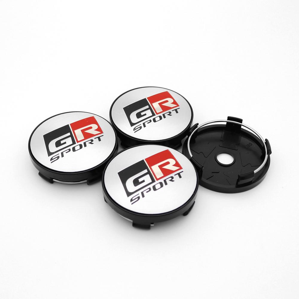 For Toyota XP90 14Pcs 56mm 60mm Car Wheel Center Hub Caps Cover For Toyota GR Sport Gazoo Racing Yaris 86 Corolla Hilux Supra C-HR Accessories