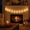 Warm White Light Ghost string lights 2m Length Halloween Spirit Light  For Home Bedroom Porch