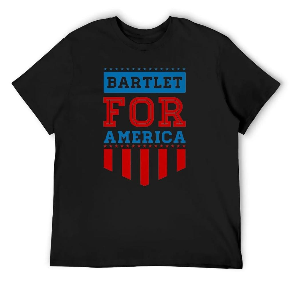 Bartlet for america Футболки заготовки графические футболки модные футболки быстросохнущие мужские графические футболки больших размеров