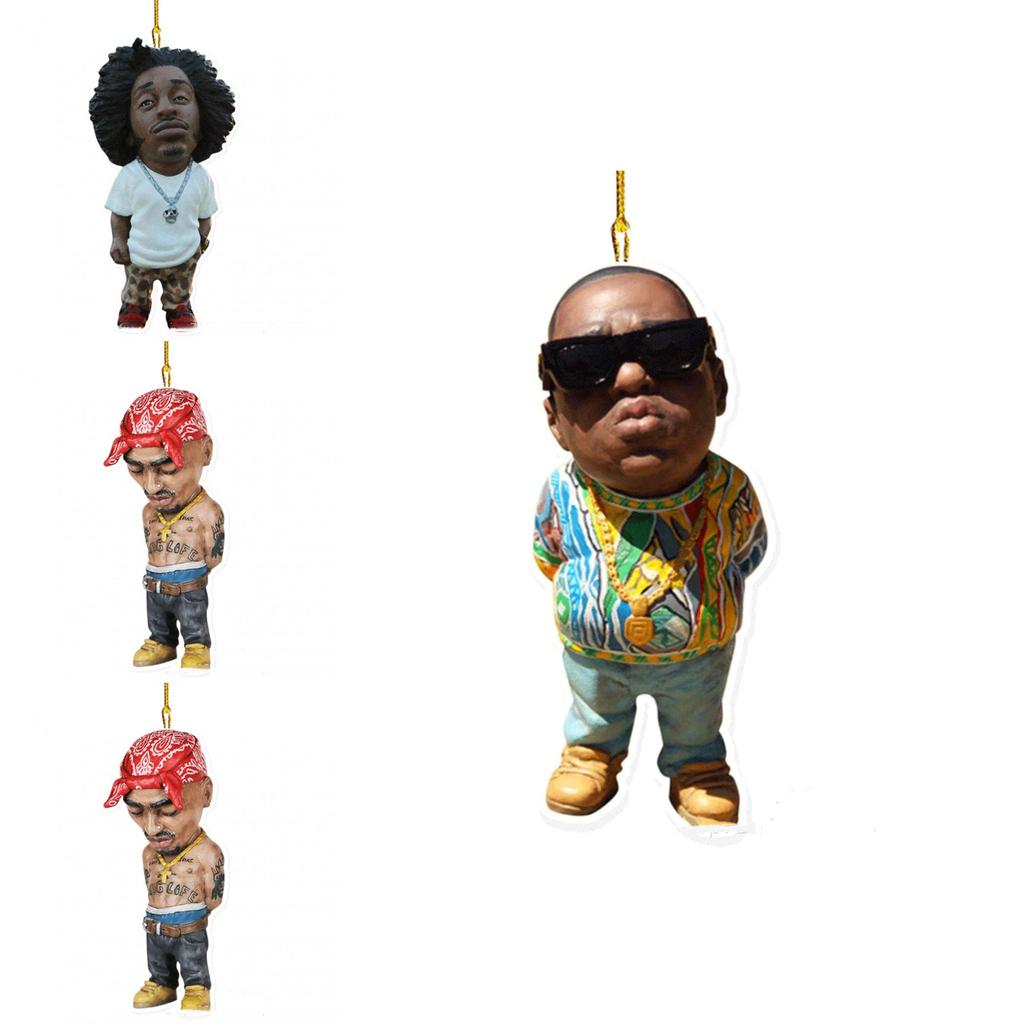 Уникальный акриловый кулон-украшение Shakur B.i.g Подарок