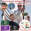 Advent Calendar Fishing Countdown, Fishing Tackle Advent Calendar For Fish Adult Men Teen Boys,Surprise Gift
