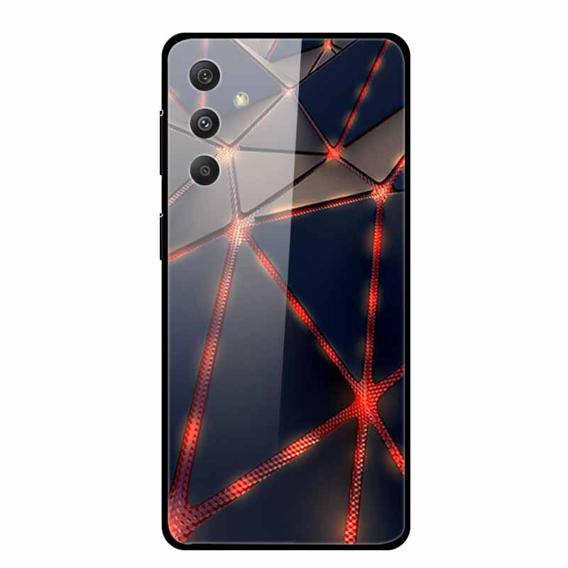Tempered Glass Case For Samsung Galaxy A55 5G Glass Case Hard Back Cover Soft Bumper For Samsung A55 Case A 55 Phone Cover Coque