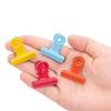 5PCS/Set Multiple Colors Vintage Metal Paper Clip Binder Clips Grip Clamps Ticket Paper Document Office School Stationery 30MM