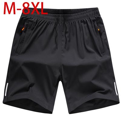 Шорты мужские летние мужские спортивные брюки Five Quarter Pants Plus Size Дышащие быстросохнущие брюки средней длины Модные пляжные брюки