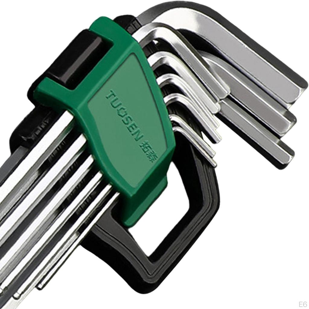 9 шт./компл. шестигранные ключи, шестигранный ключ, ручные инструменты, оборудование для ремонта шестигранного ключа L типа для велосипеда