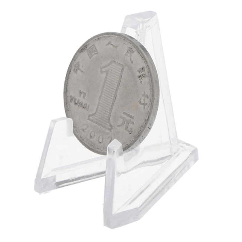 Small Easel Rack Card Commemorative Challenge Coin Capsule Support Rack