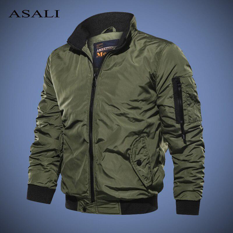 Military Jacket Men Windproof Autumn Winter Bomber Jacket Man Outwear Casual Mens Flight Jackets