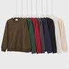 Autumn/Winter Thickened Australian Cotton Polar Fleece Sweatshirt, Drop Shoulder, Unisex Loose Fit, Plus Velvet, Khaki.