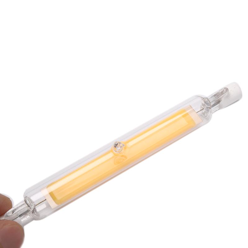 1Pcsr7S Cob Светодиодная лампа Стеклянная трубка для замены галогена 78 мм/118 мм