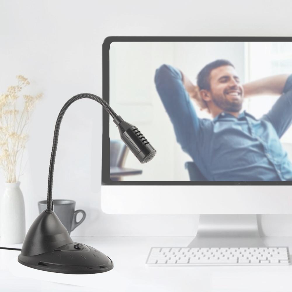 Directivity Omnidirectional Microphone 3.5mm Plug Computer Microphone Notebook Microphone  PC Use