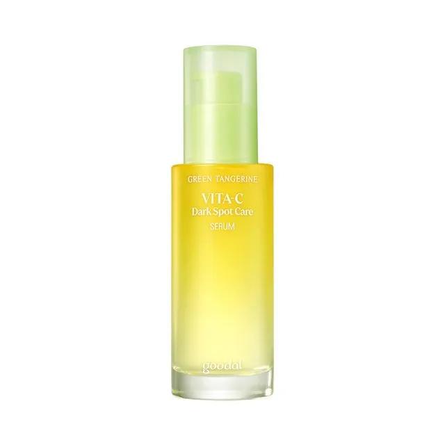 GOODAL Green Tangerine Vita C Dark Spot Care Serum,with 70% Vitamin C,minimizes the appearance of blemishes and dark spots